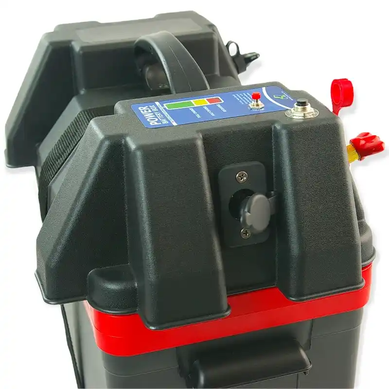 Boîtier de batterie de camping marin cc 12v avec entretoise