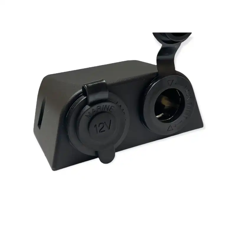 Couvercle de montage en surface pour prise double accessoires cc 12v