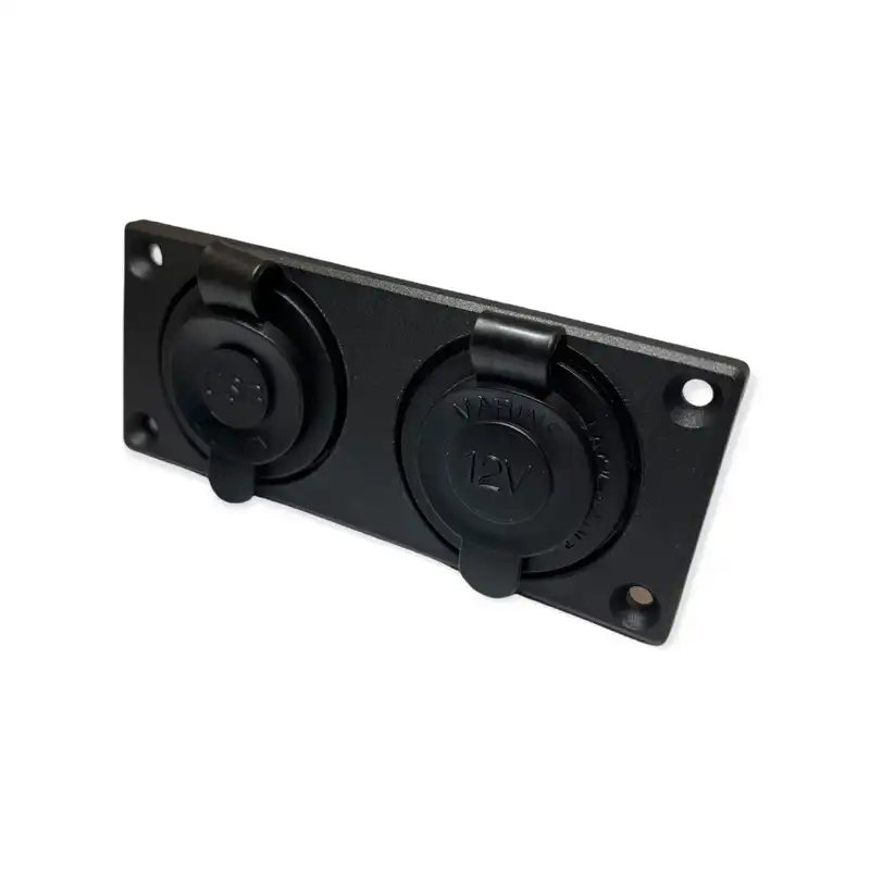 Prise double accessoire cc 12v/chargeur usb
