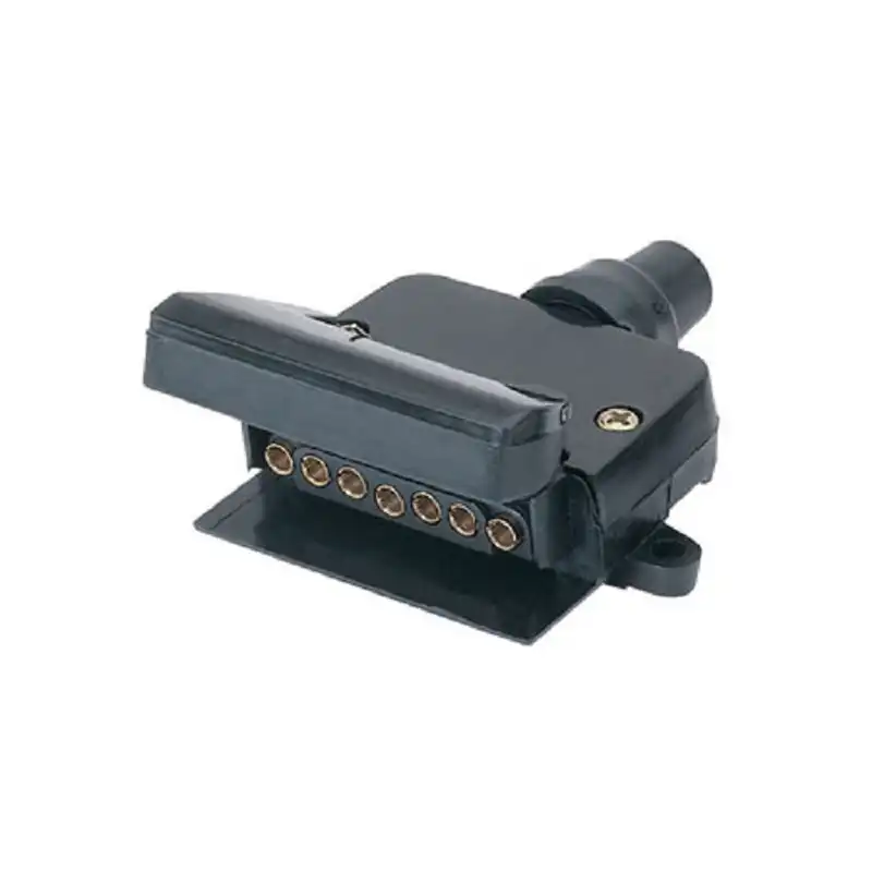 7 Pin Flat Plastic Trailer Socket