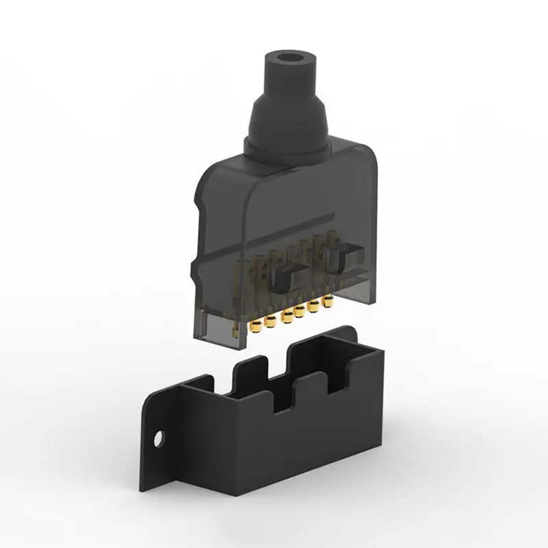 7 Pin Flat Plug Bracket Holder_TC801-full-asm_04