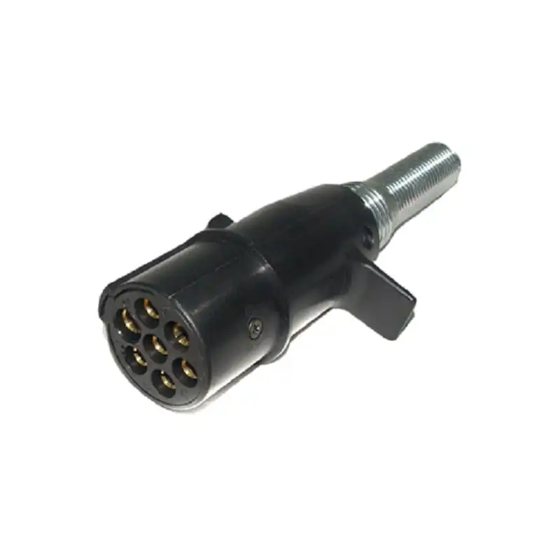 7 Pin Plastic Heavy-Duty Large Round Plug