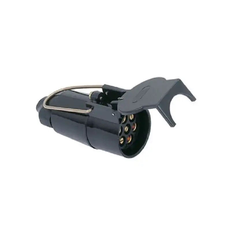 7 Pin Round Large Plastic Trailer Socket